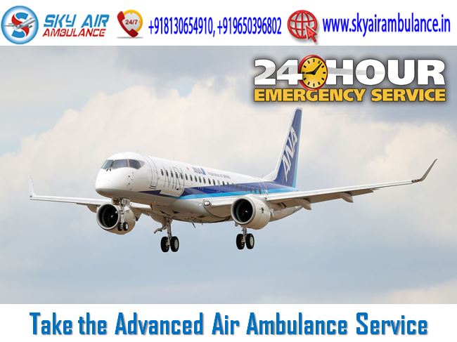 Sky Air Ambulance Service in Kolkata